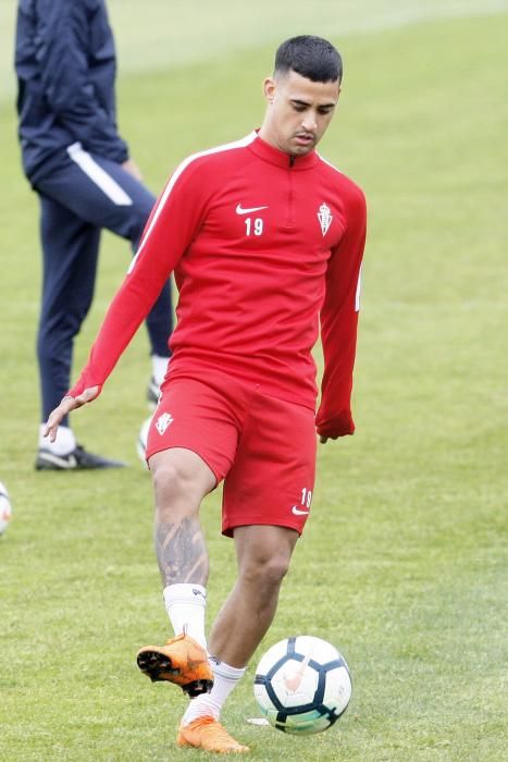 Entrenamiento del Sporting