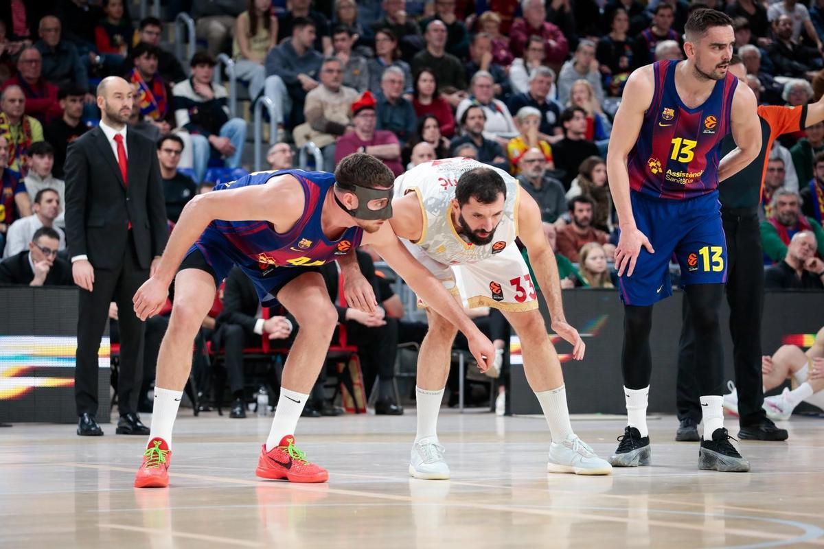 Mirotic, en una acción del primer tiempo