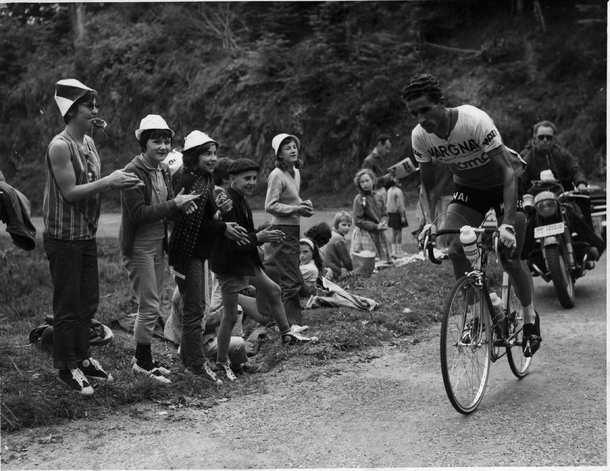 Bahamontes, en Luchon en el Tour de 1964.