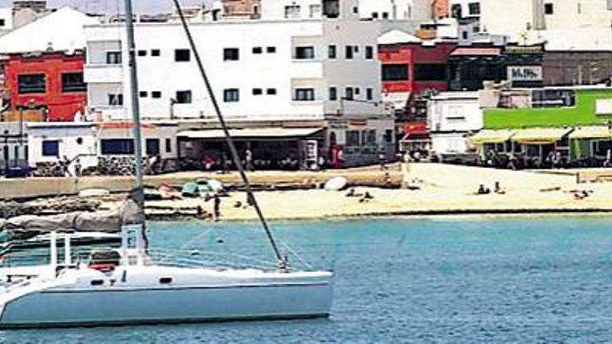 Imagen de la localidad turística de Corralejo.