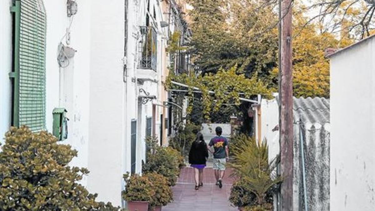 Atemporal 8 La calle de Aiguafreda, el pasado viernes, mantiene la esencia de la antigua Horta.