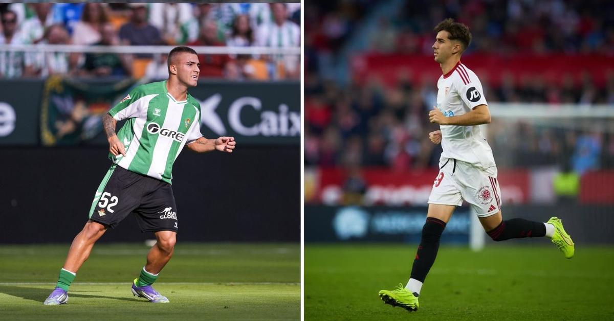 Pablo García y Miguel Sierra, jugadores de Betis Deportivo y Sevilla Atlético