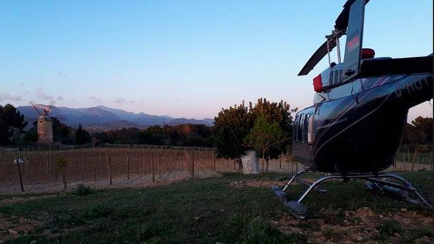 Dos familias contrataron dos helicópteros y solo una llegó a su destino