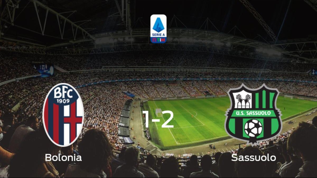 El Sassuolo vence 1-2 en el feudo del Bolonia