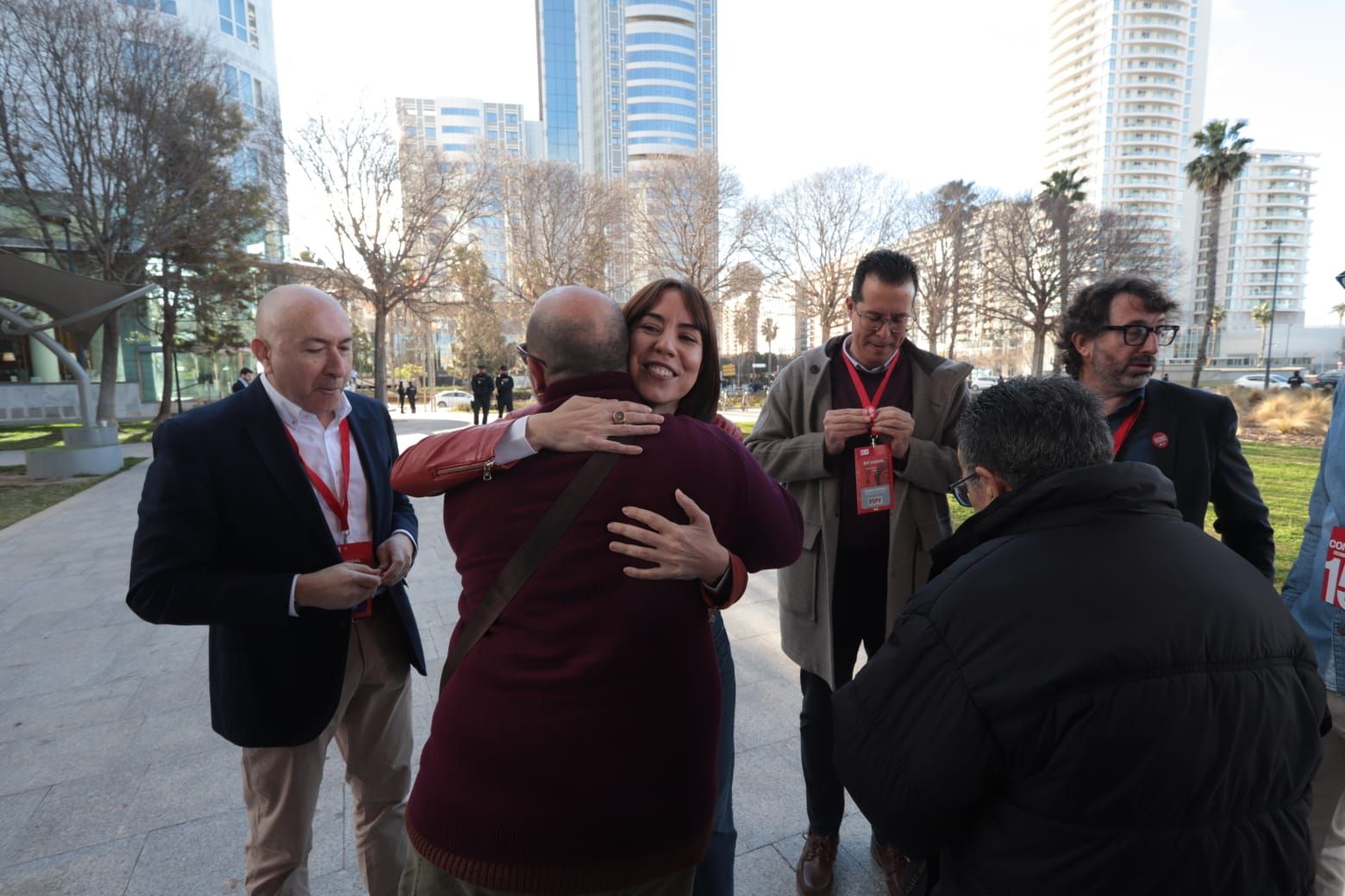 Empiezan a llegar los primeros asistentes al Congreso del PSPV-PSOE en Valencia
