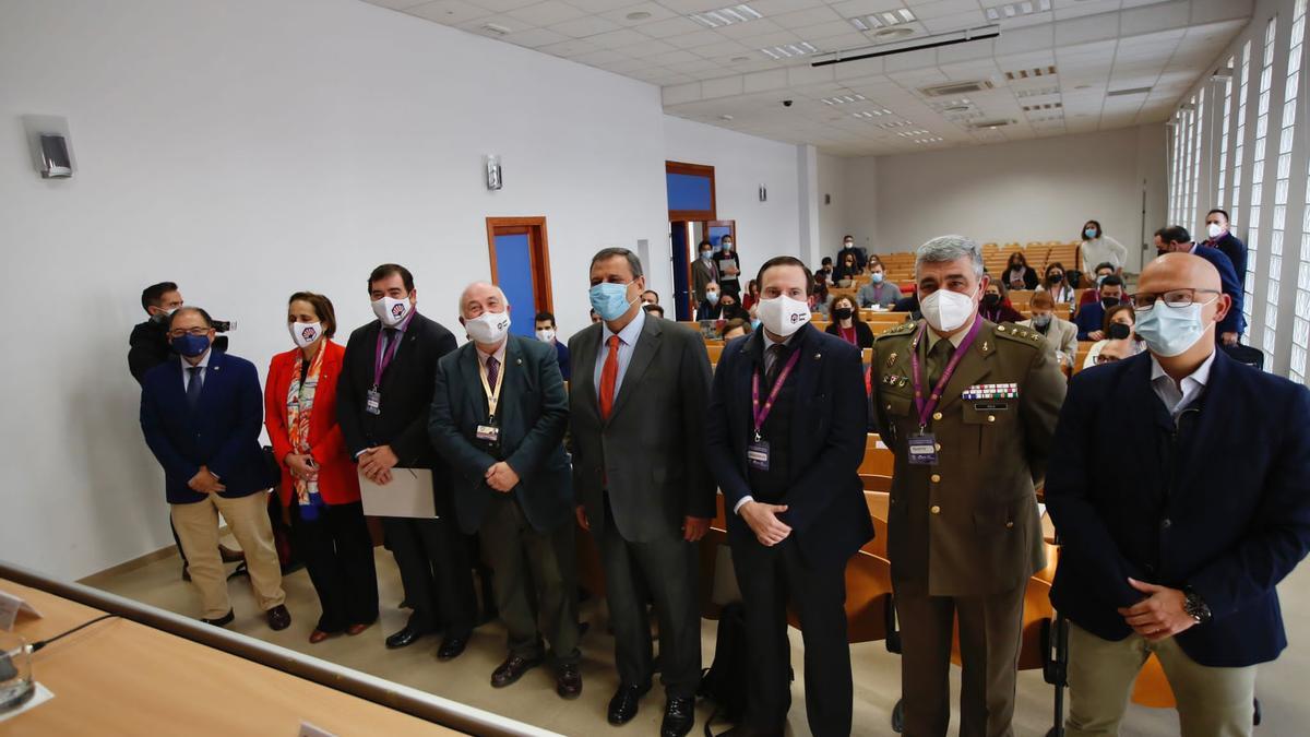 Autoridades presentes en la inauguración de la Convención de Empleabilidad de la UCO.