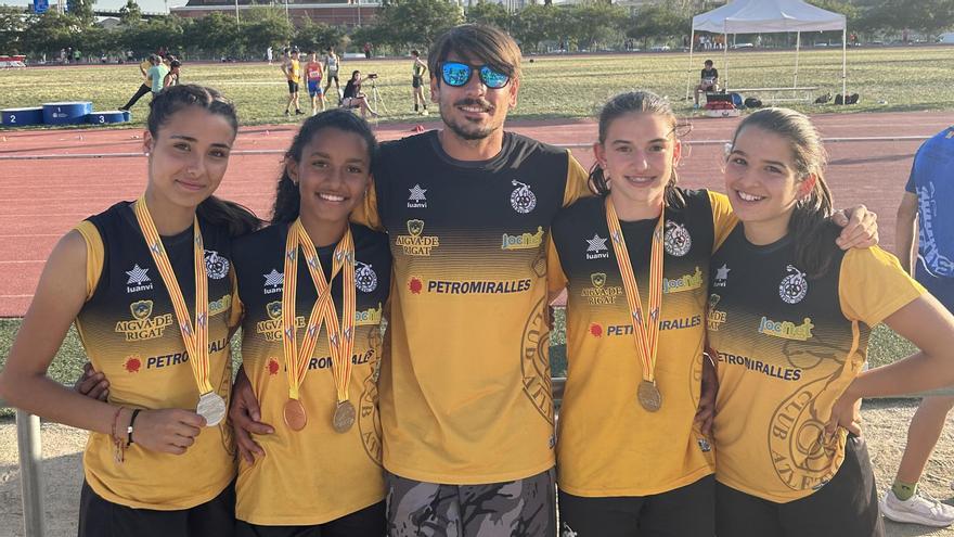 El CA Igualada Petromiralles aconsegueix sis medalles i els mateixos llocs de finalista als catalans sub-16