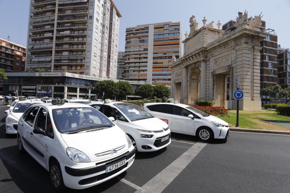 Huelga del taxi en València