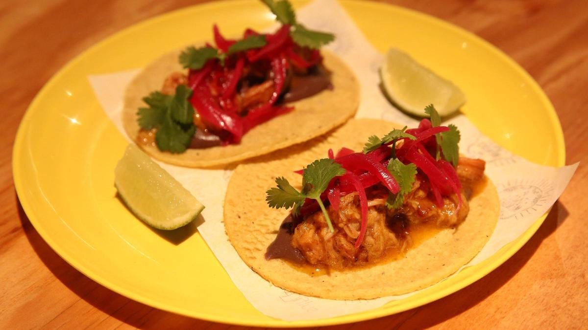 El taco de cochinita de Taco Méndez