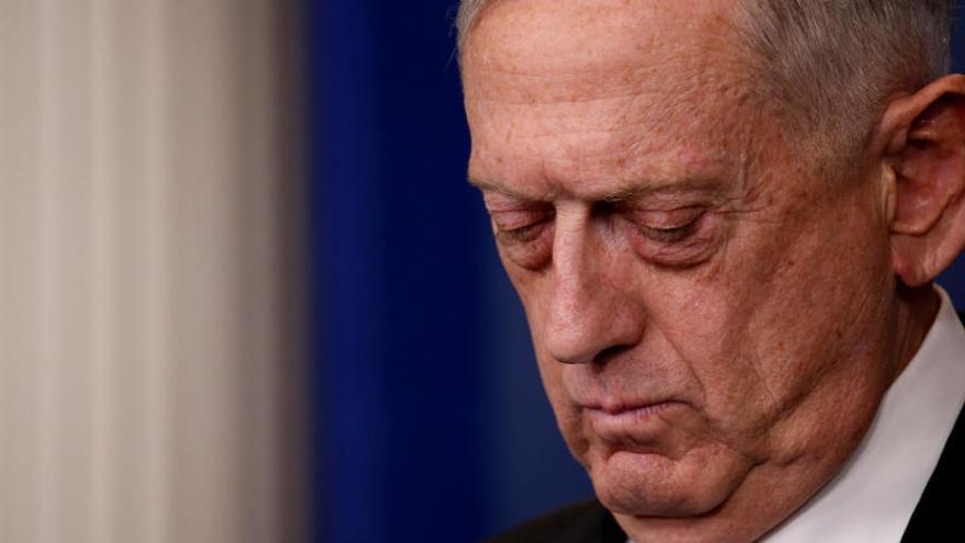 El secretario de defensa James Mattis.