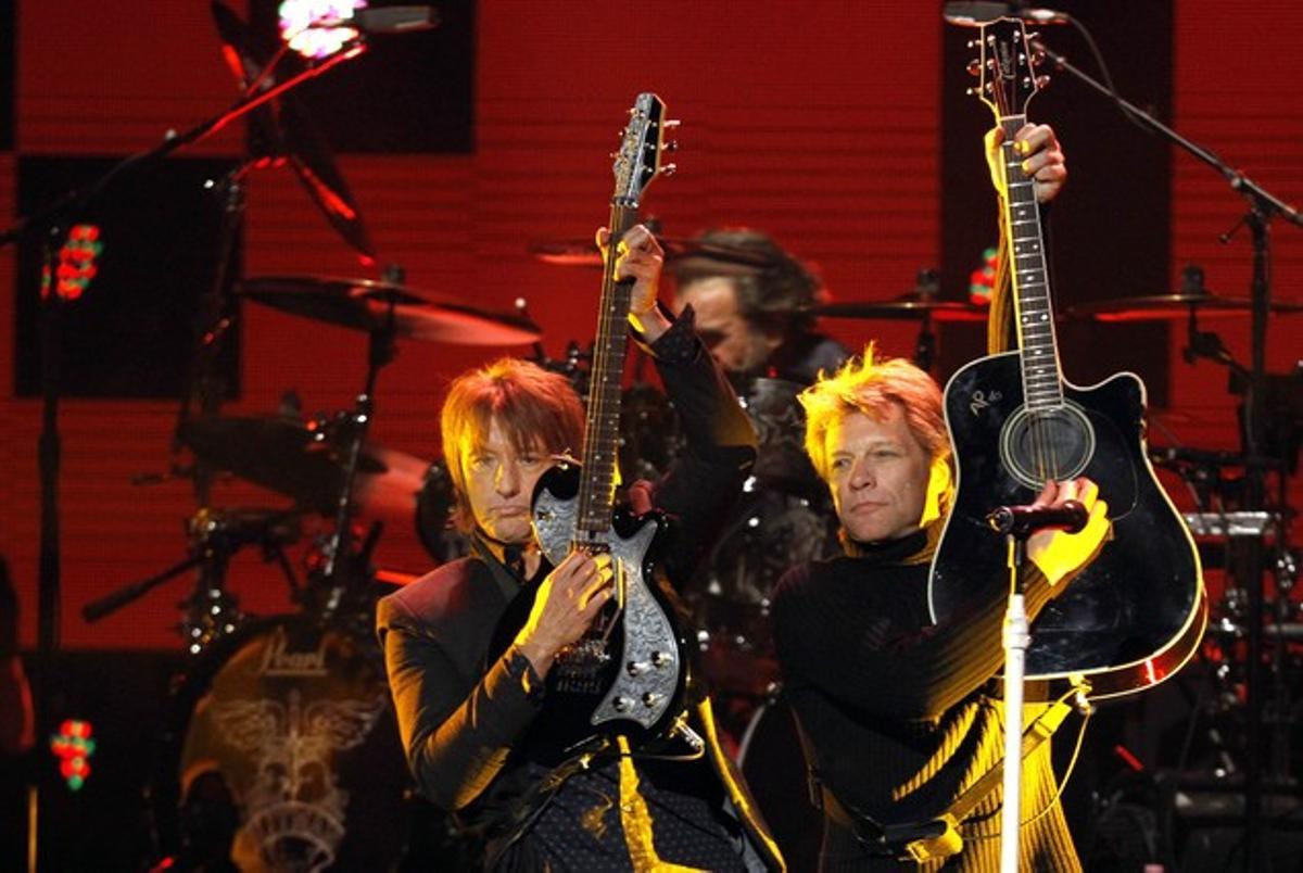 Richie Sambora amb Bon Jovi, al Madison Square Garden.