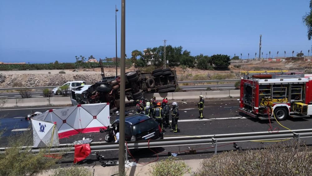 Fallece una mujer en la TF-1