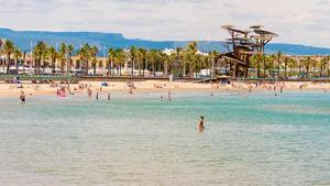 Imagen de archvo de la playa de la Pineda de Tarragona.
