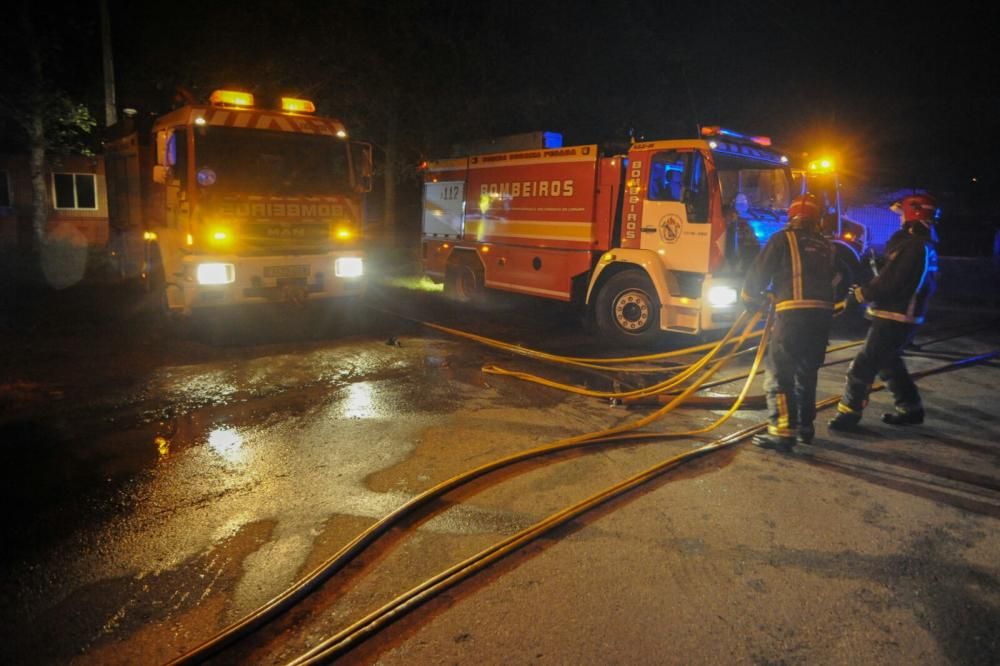 Arde un camping en Boiro