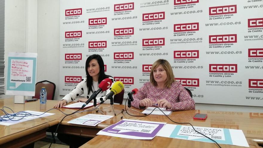 Carolina Morales y Trinidad Acebes, CCOO Zamora