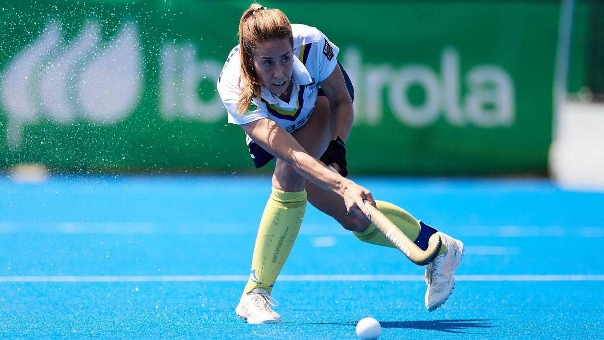 María López, jugadora asturiana de hockey y responsable de Desarrollo de Negocio de la Federación Española