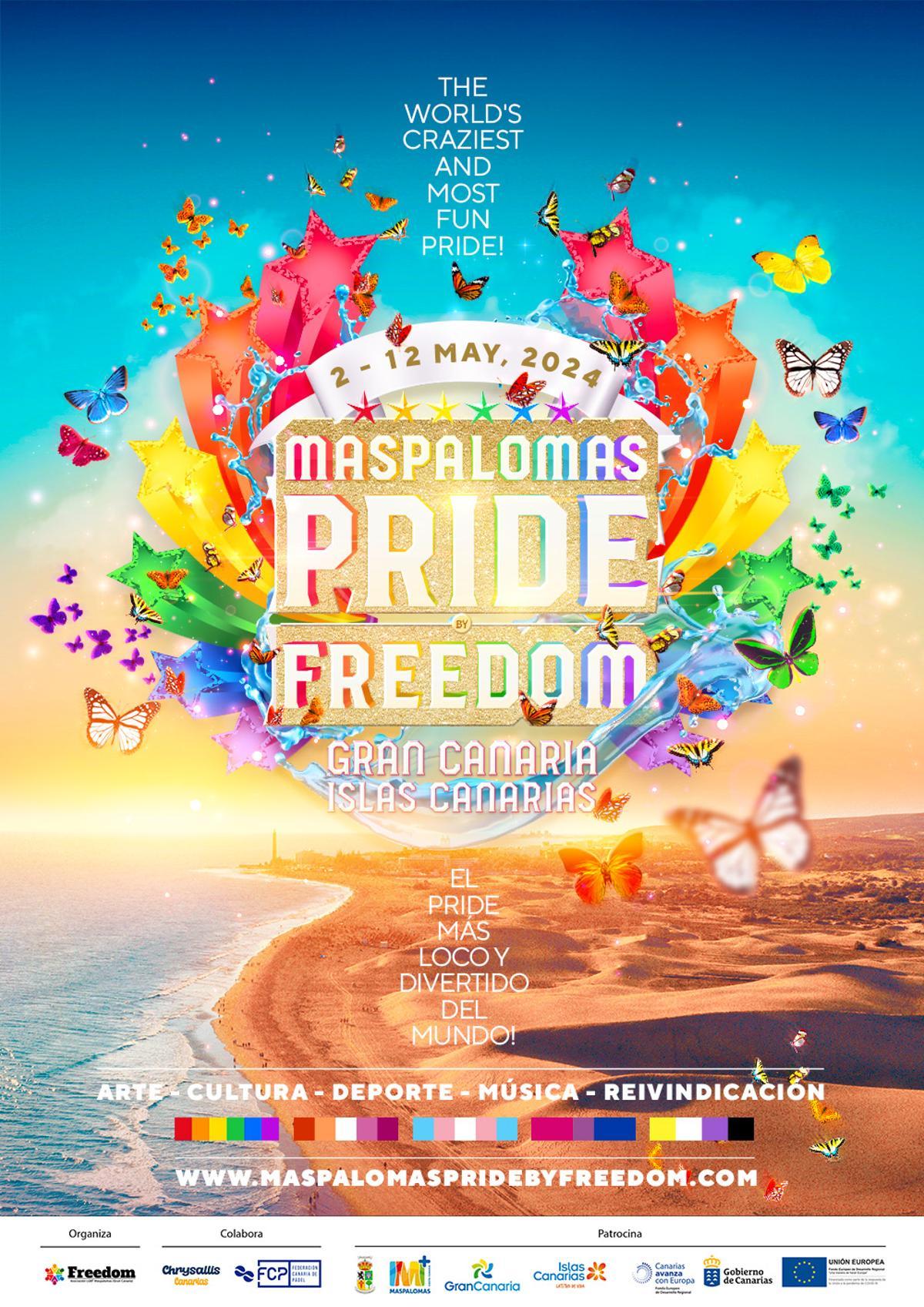 Cartel del Maspalomas Pride 2024.