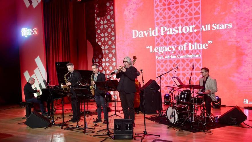 David Pastor con Adrian Cunningham y su "Legacy of blue" en Fijazz