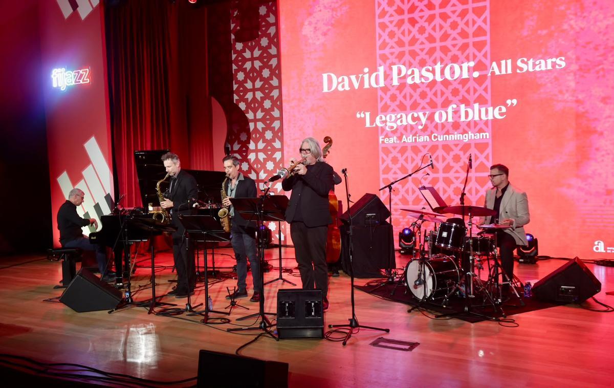 David Pastor con Adrian Cunningham y su "Legacy of blue" en Fijazz
