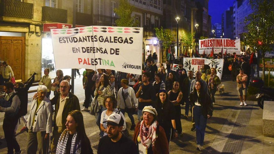 El dolor por Palestina desborda A Coruña