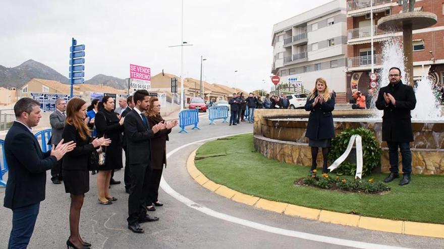 Homenaje  a los fallecidos  en la mina