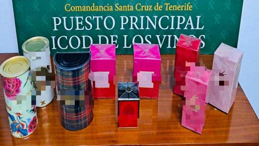 Perfumes robados en Icod
