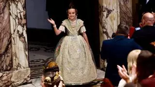 Revive el discurso de la nueva fallera mayor infantil, Julia Vizcayno Orero