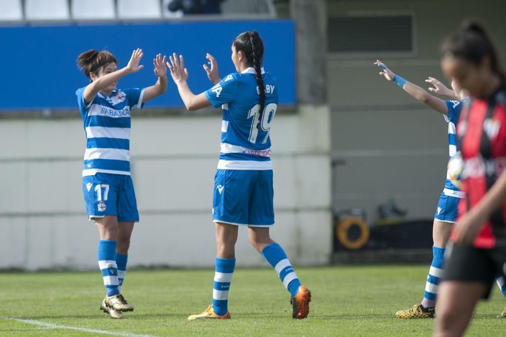 El Dépor Abanca golea 5-1 al Sporting Huelva