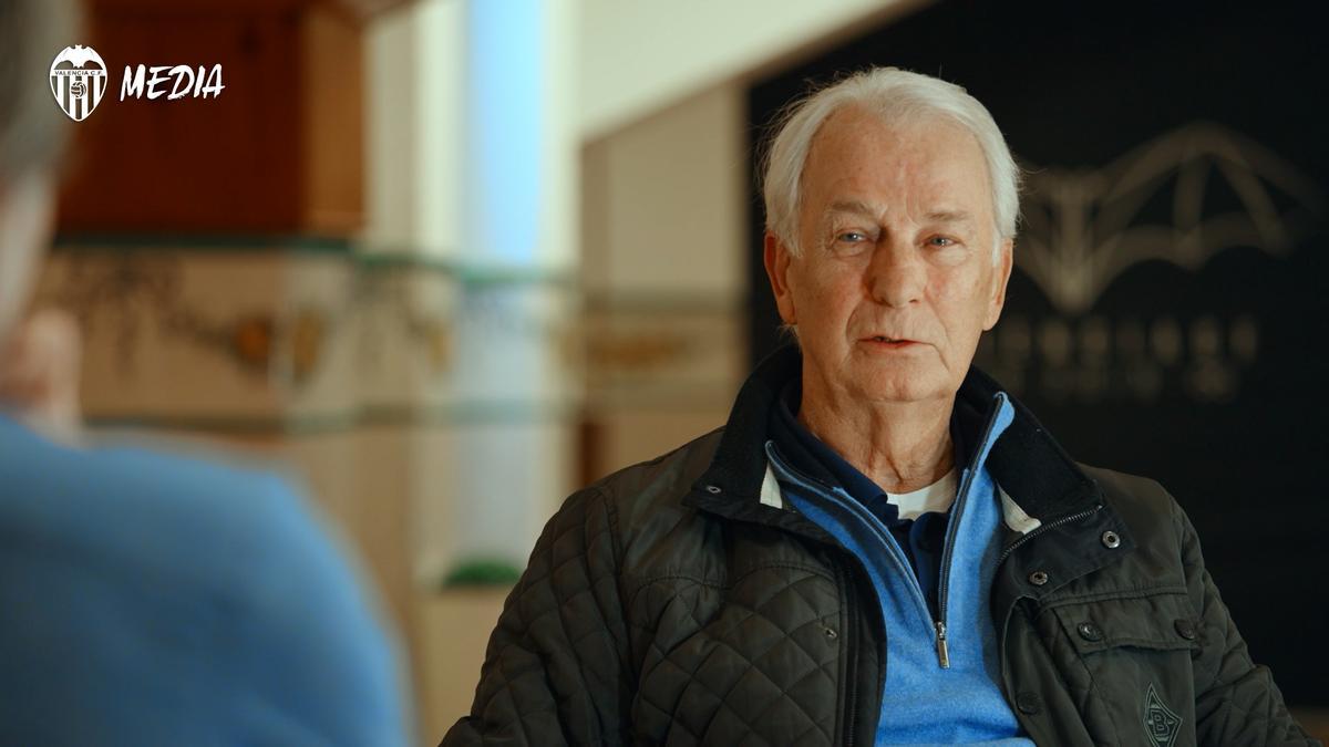 Rainer Bonhof,  leyenda del Valencia CF y actual presidente del Borussia Mönchengladbach.