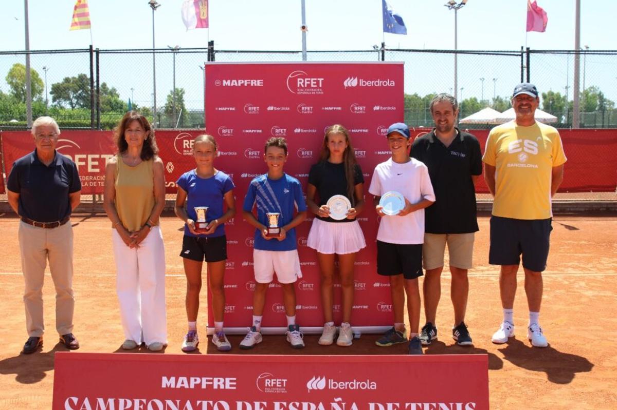 Anna Serafimovitch i Maxime Belloy, campions d’Espanya aleví //FCT