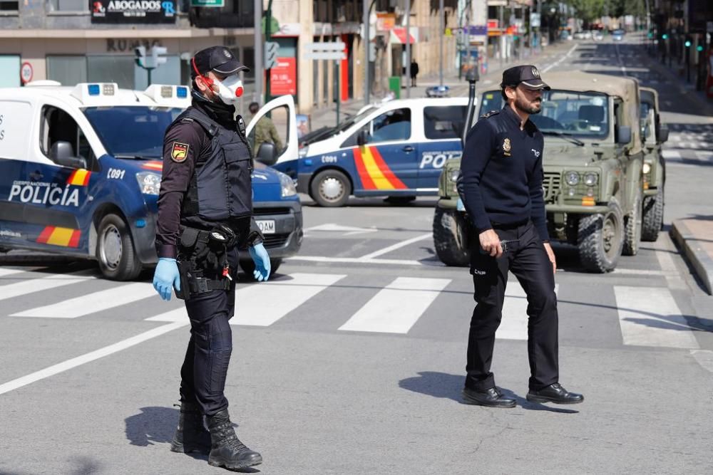 Murcia en su tercer domingo de confinamiento