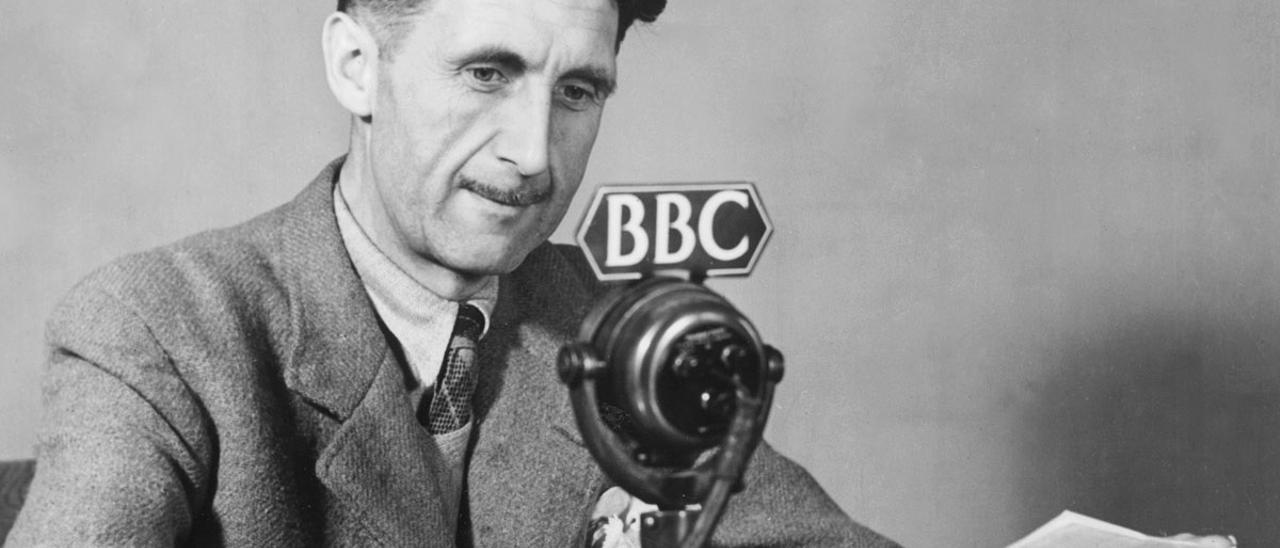 Foto de archivo de George Orwell