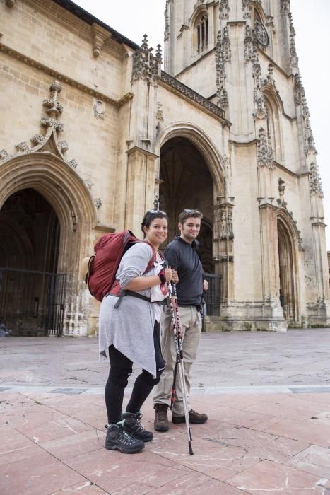 Peregrinos del Camino De Santiago, primer tramo de