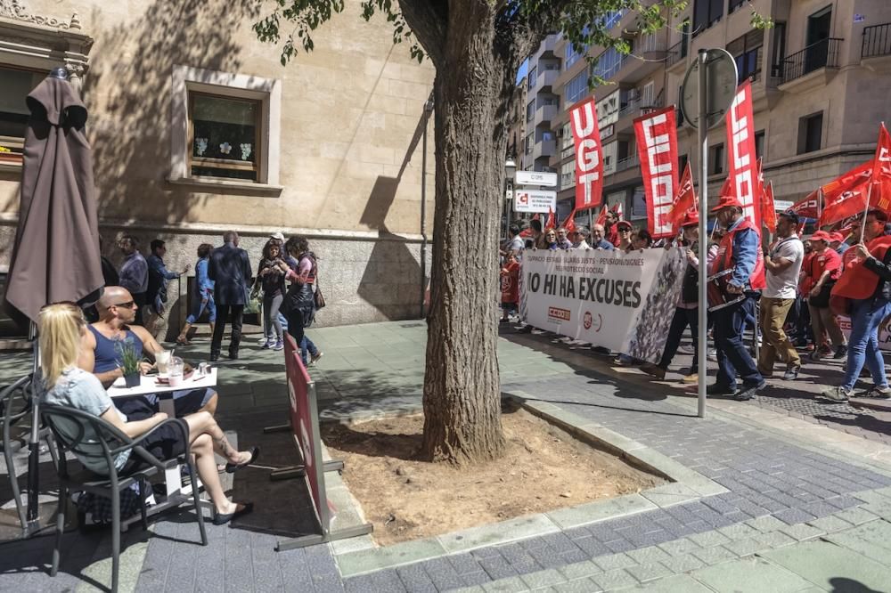 Manifestación del Primero de Mayo en Palma