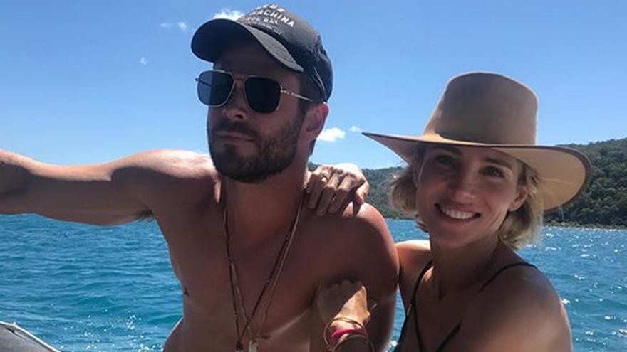 Elsa Pataky, junto a Chris Hemsworth.