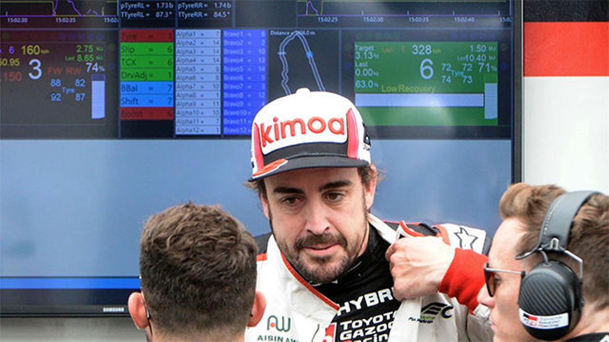 Alonso: El coche ha nacido para correr en Le Mans, tenemos buenas sensaciones