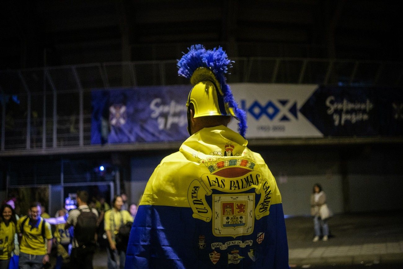 Derbi CD Tenerife - UD Las Palmas: Las aficiones abandonan el Heliodoro tras el partido del miércoles