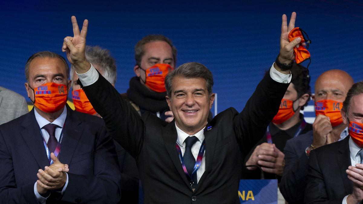 Joan Laporta, presidente del FC Barcelona