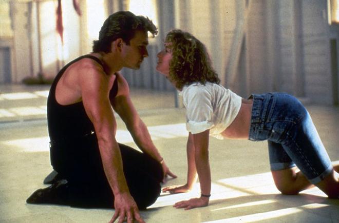 Casi beso de la película Dirty Dancing