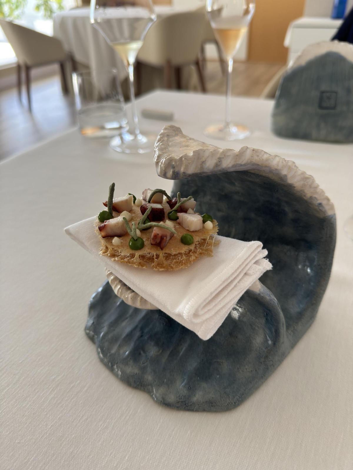 Galleta de pulpo.
