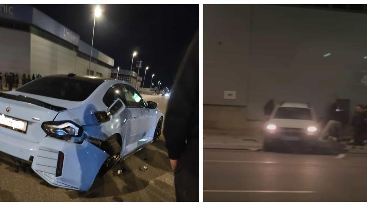 Imagen del coche que conducía el ahora detenido.
