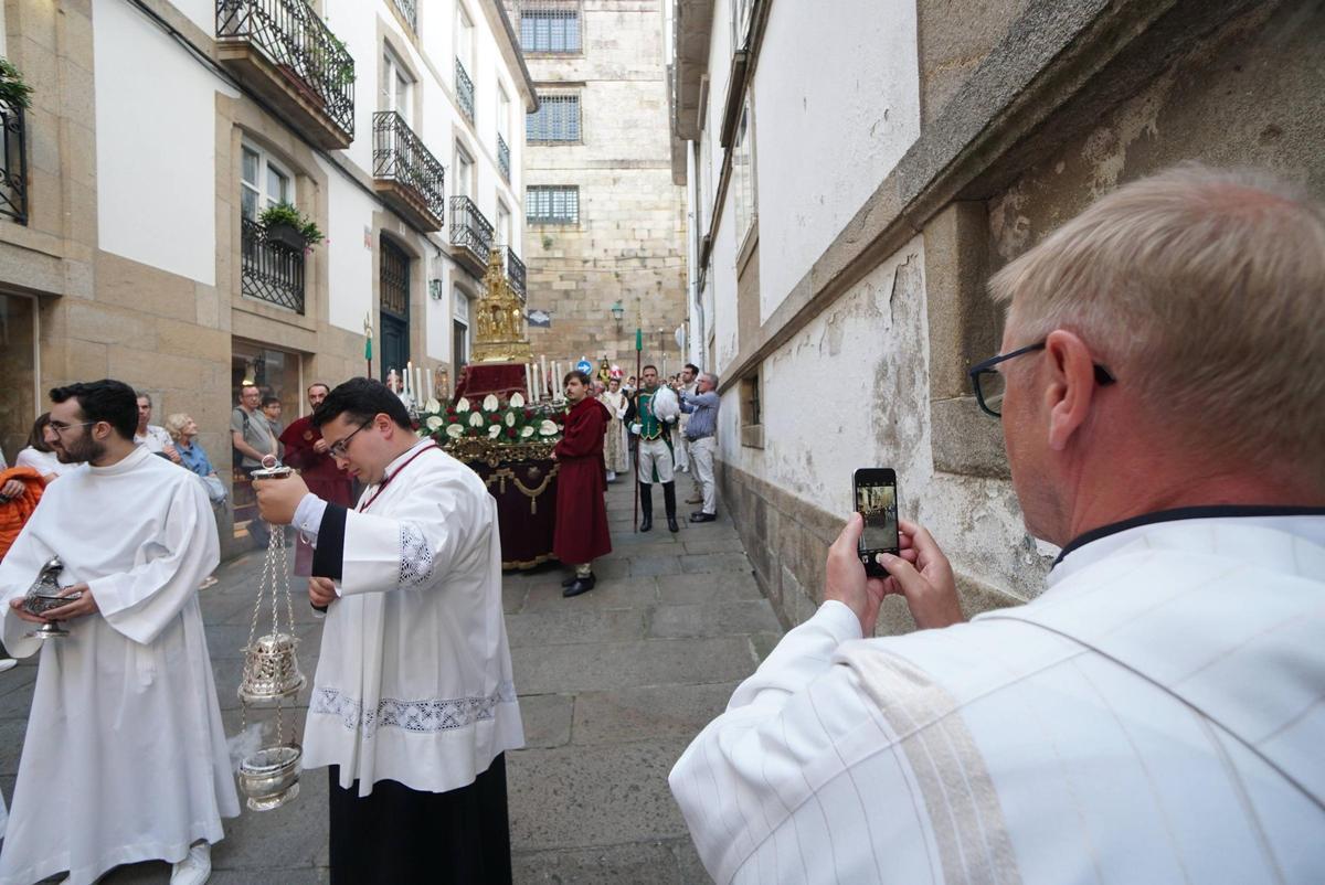 Así fue la procesión del Corpus Christi en Santiago de Compostela