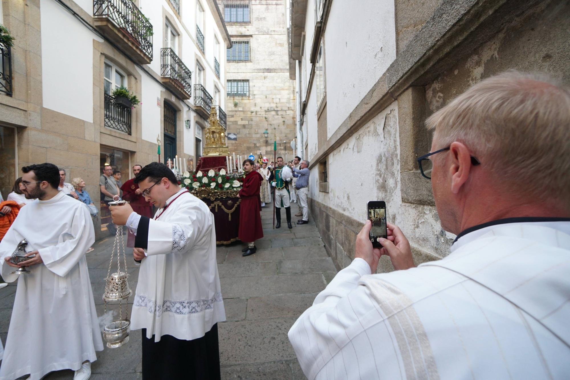 Así fue la procesión del Corpus Christi en Santiago de Compostela