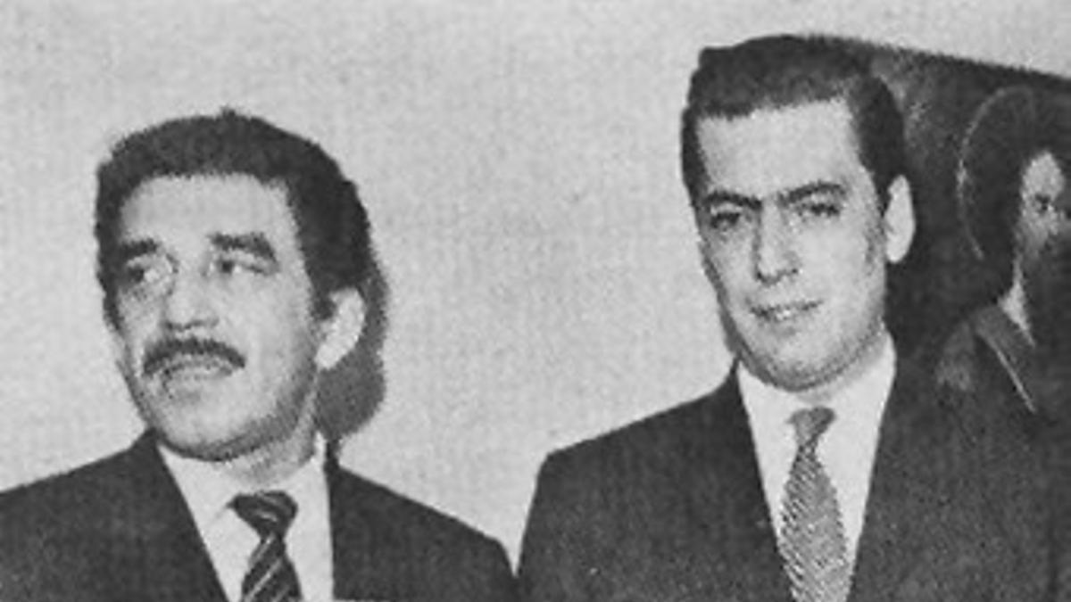 Gabriel García Márquez y Mario Vargas Llosa, en los tiempos en que todavía eran amigos.