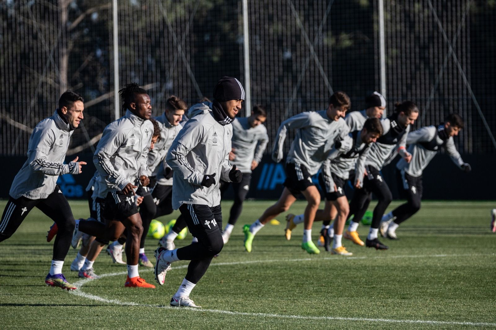 Entrenamiento del Celta