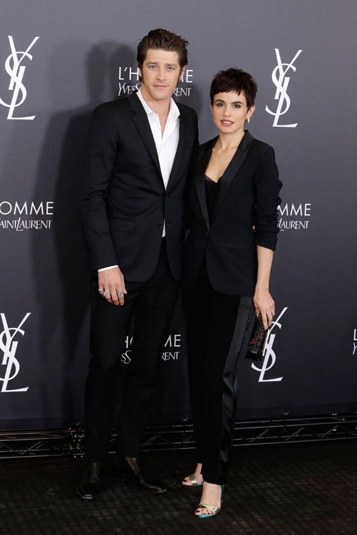 Verónica Echegui y Vinnie Woolston, en la fiesta de aniversario L'Homme de Yves Saint Laurent.
