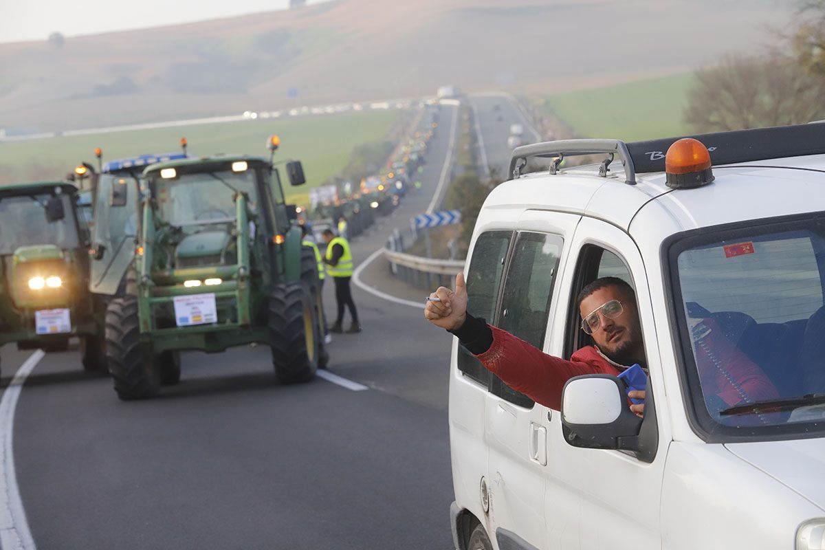 Las protestas en la A4 entre Aldea Quitana y Córdoba