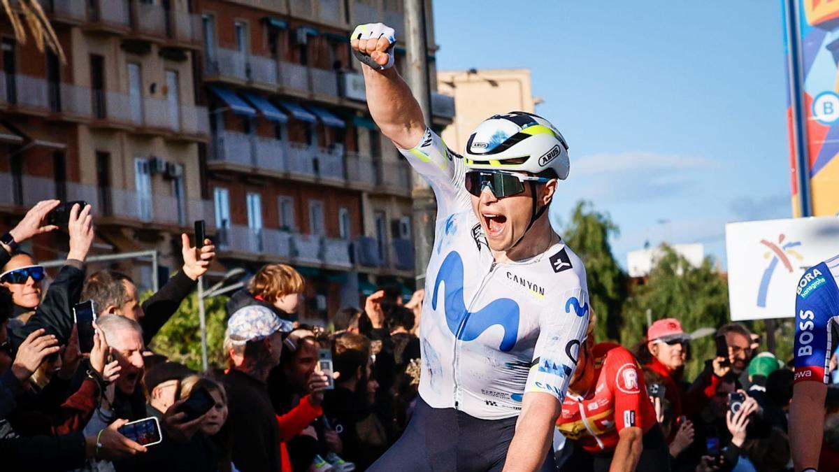 Evenepoel se corona en Valencia y Raúl García Pierna gana la última etapa
