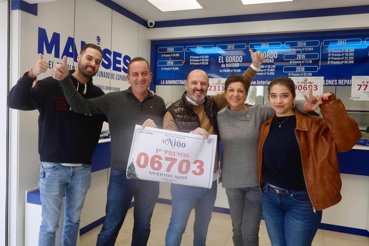 La administración de Manises donde ha caído el primer premio del Niño de 2026