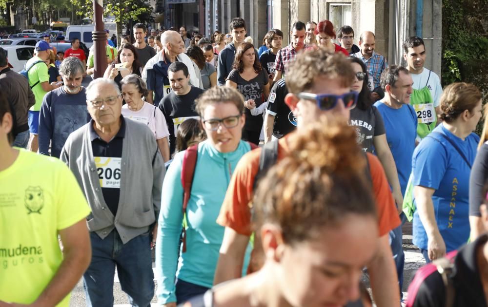 Alrededor de 3.000 personas participaron en la mañana del domingo en la marcha solidaria de 9 kilómetros de Aspanaex.